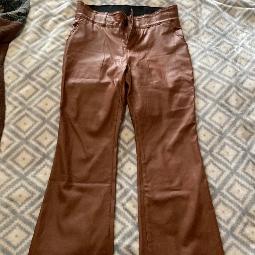 Vegan Leather Pants